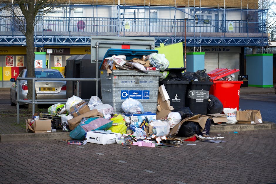 Leyton Marsh estates rubbish recycling points map